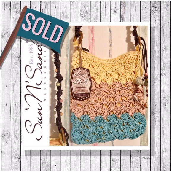 Sun N Sand Handbags - ❌SOLD❌ SUN N’ SAND CROSSBODY/SHOULDER BAG